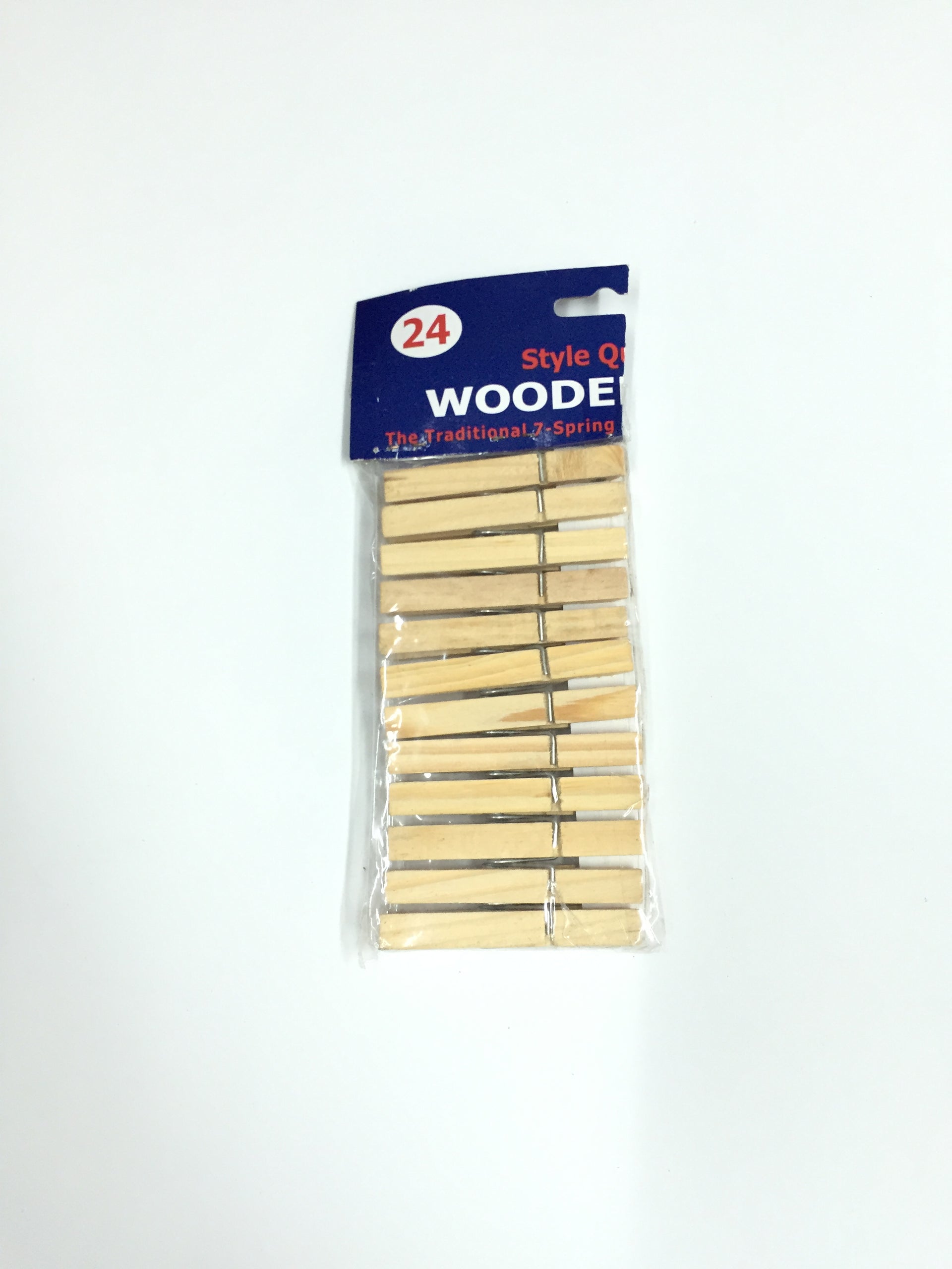 PINZA PARA ROPA DE MADERA X 20 UNDS