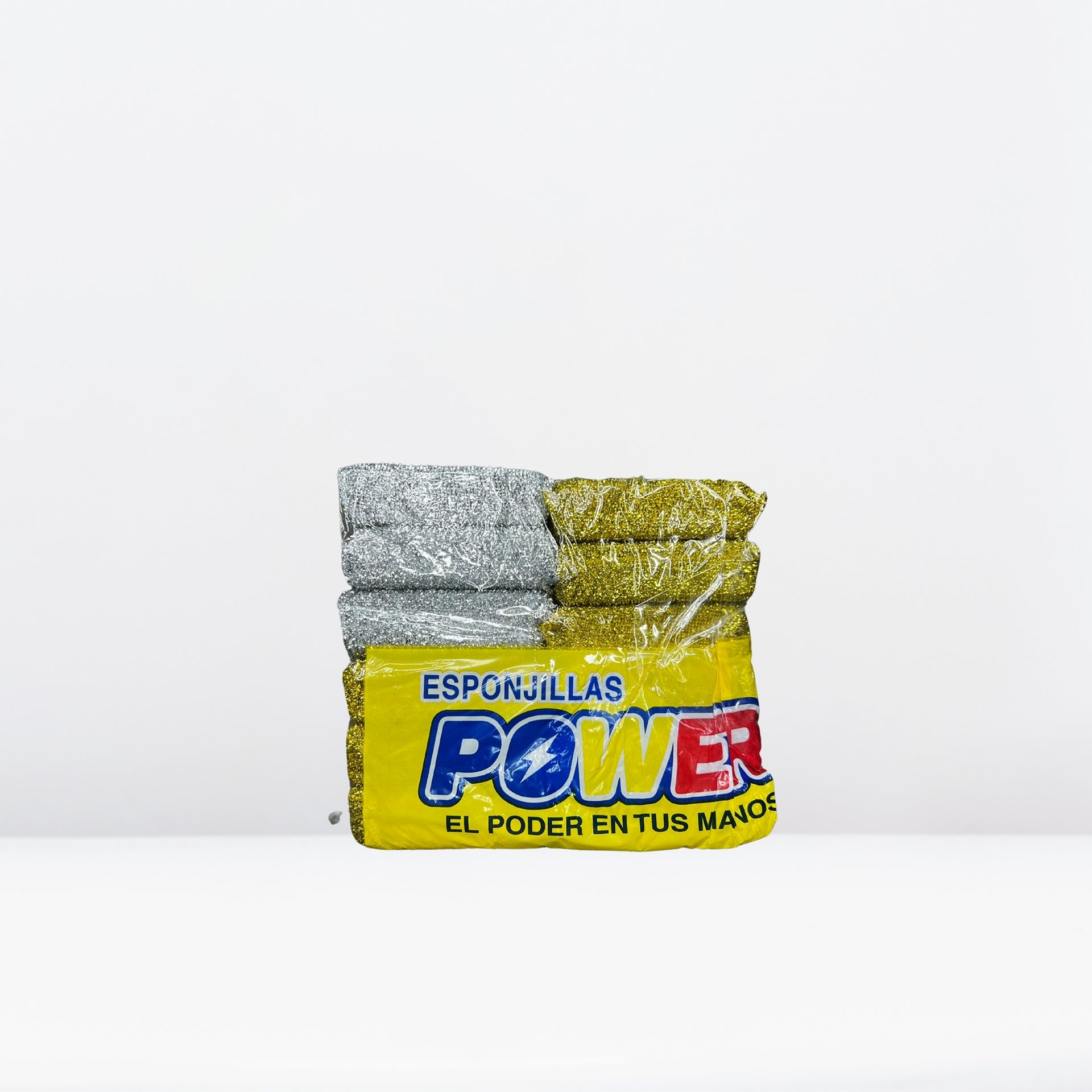 ESPONJA ORO Y PLATA PAQ INDIVIDUAL X 12 UND