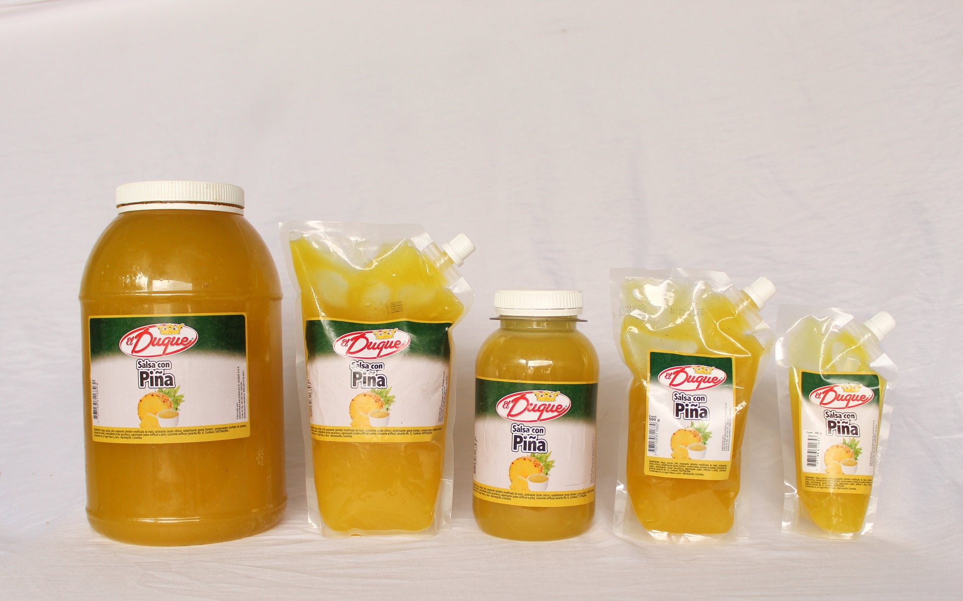 SALSA (PIÑA) PET 1000 GR (CAJA X 12 UNDS)