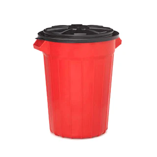 TANQUE PLASTICO DE 110 LITROS CON TAPA (COLORES)