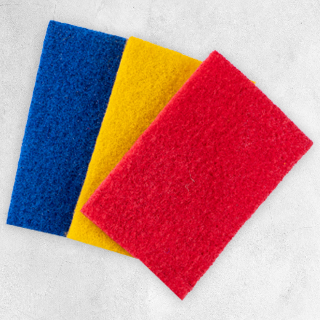 FIBRA ABRASIVA COLORES X 3 UNDS