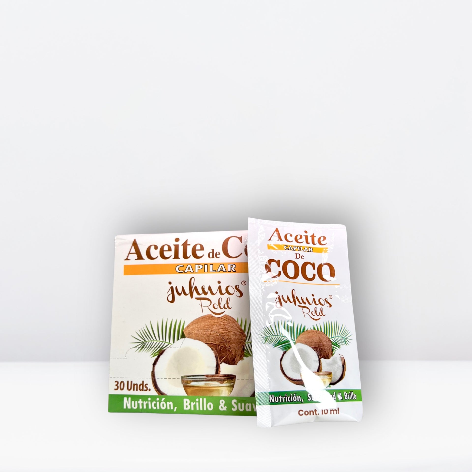 ACEITE DE COCO 12ML (DISPLAY X 30 SOBRES)