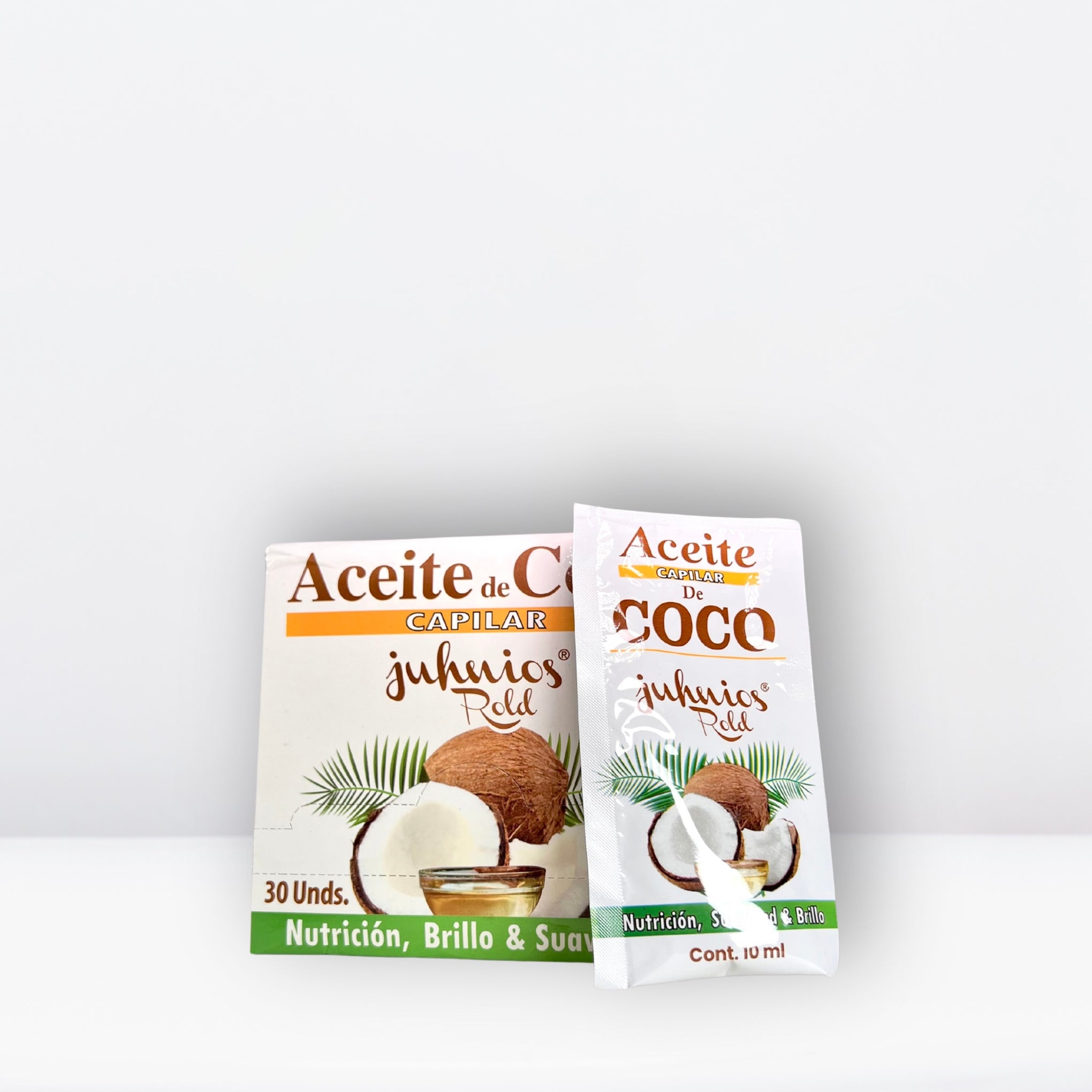 ACEITE DE COCO 12ML (DISPLAY X 30 SOBRES)