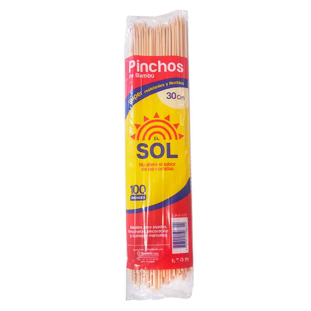 PINCHUZO EL SOL 30 CM X 100 UNDS