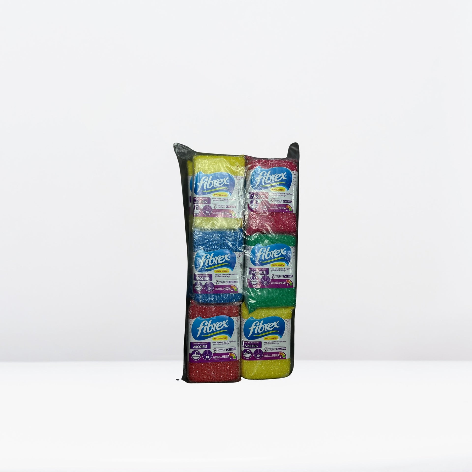 ESPONJA ARCOIRIS X 12 UND