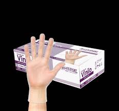 GUANTES EXAMEN (VINILO) X 50 PARES ( TALLA - L )