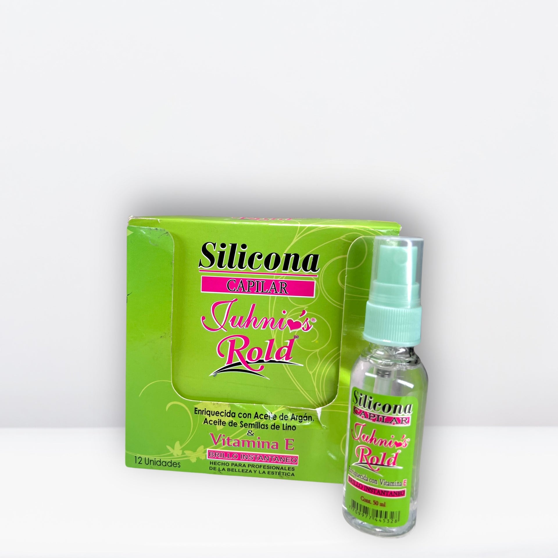 SILICONA CAPILAR SPRAY X 50 ML (BRILLO INSTANTANEO)  (DISPLAY X 12 UNDS)