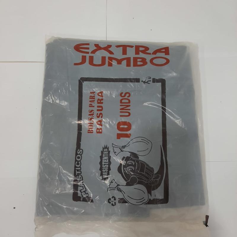 BOLSA DE BASURA EXTRA JUMBO (32 X 40 X C:0.90 X 10 UNDS) (BULTO X 120 PAQ)
